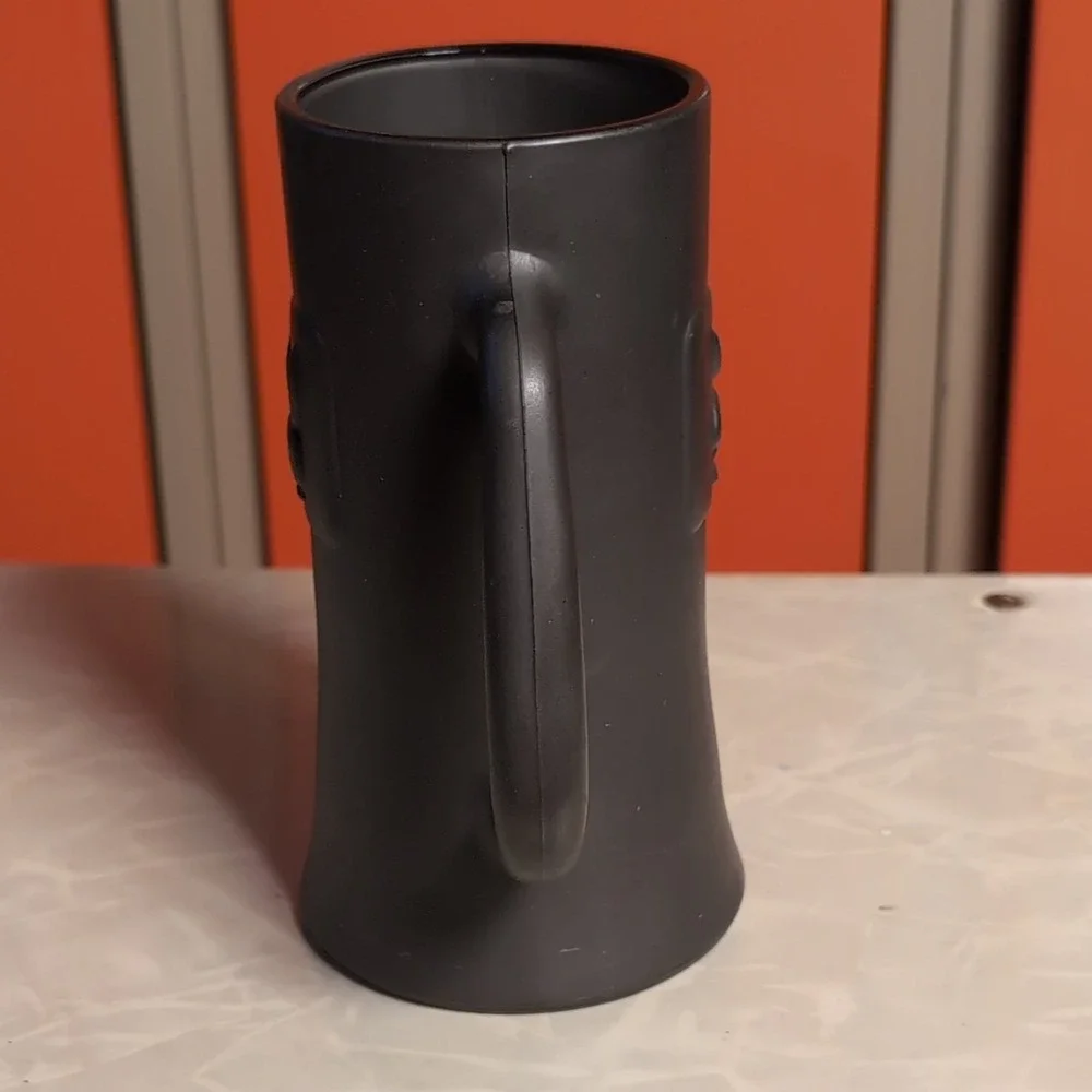 Playboy Bunny‎ Beer Mug 1970s Vintage Matte Black Glass 12 oz